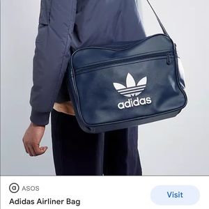 Navy Blue Adidas Airliner bag